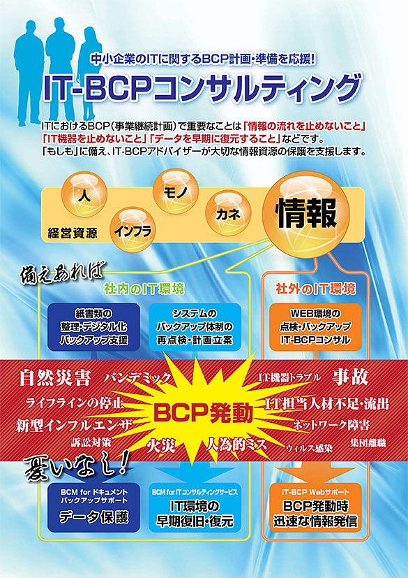 IT-BCPコンサルティングチラシ